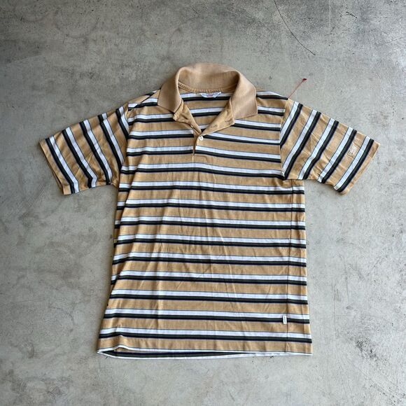 70s Vintage Levis Polo Shirt Mens size Large brown - Picture 1 of 3